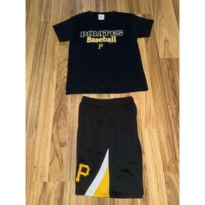 Pittsburgh Pirates Boys Sz Small 8 Outfit Cotton T-shirt Dri-fit Shorts General